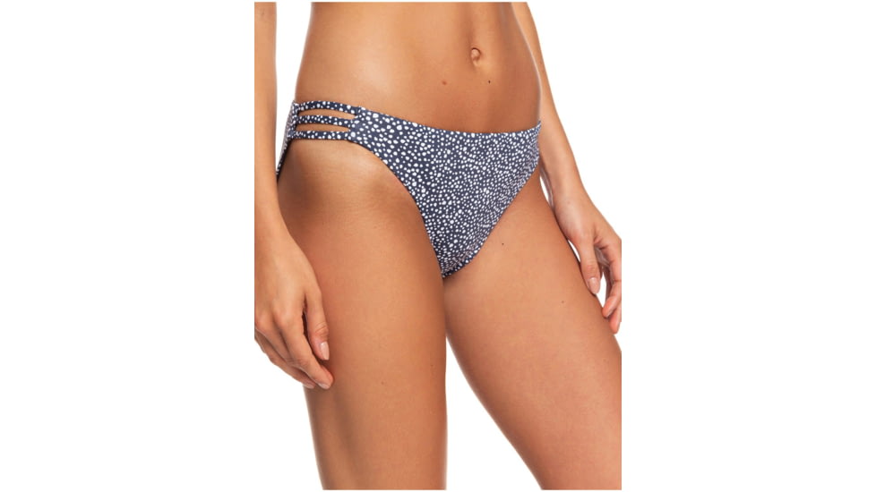Roxy Printed Beach Classics Full Bikini Bottoms - Womens, Mood Indigo Chaos S, Small, ERJX403872-BSP2-S