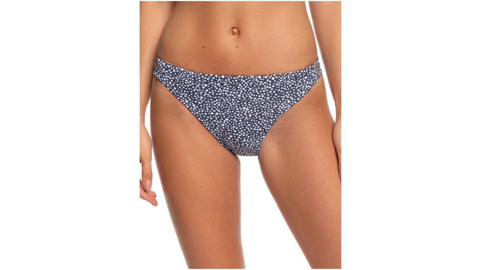 Roxy Printed Beach Classics Full Bikini Bottoms - Womens, Mood Indigo Chaos S, Small, ERJX403872-BSP2-S