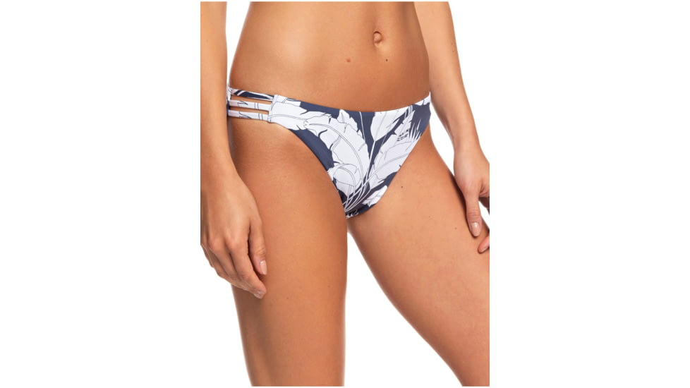 Roxy Printed Beach Classics Full Bikini Bottoms - Womens, Mood Indigo Flying F, Small, ERJX403872-BSP6-S