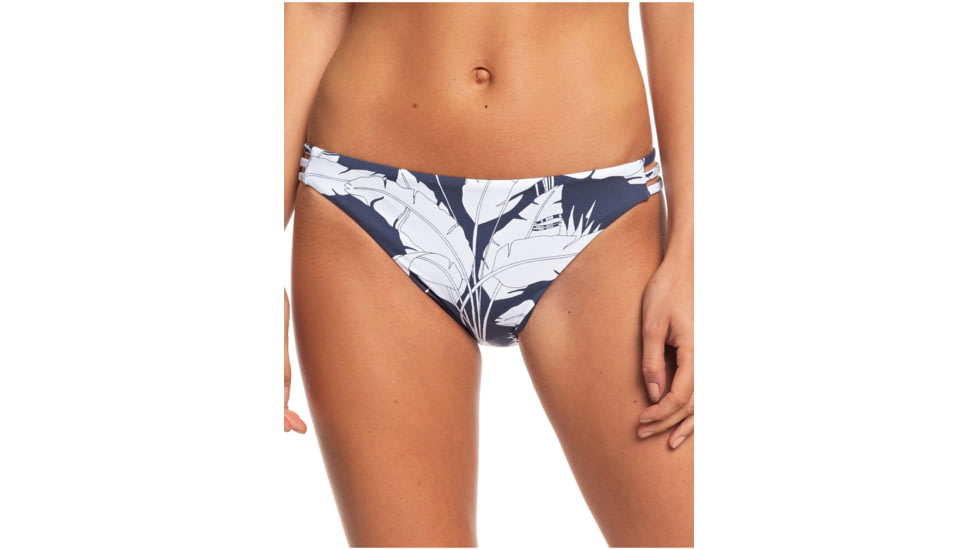 Roxy Printed Beach Classics Full Bikini Bottoms - Womens, Mood Indigo Flying F, Small, ERJX403872-BSP6-S