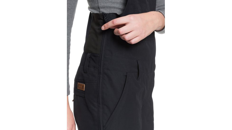 Roxy Rideout Bib Pants - Womens, True Black, Small, ERJTP03084-KVJ0-S