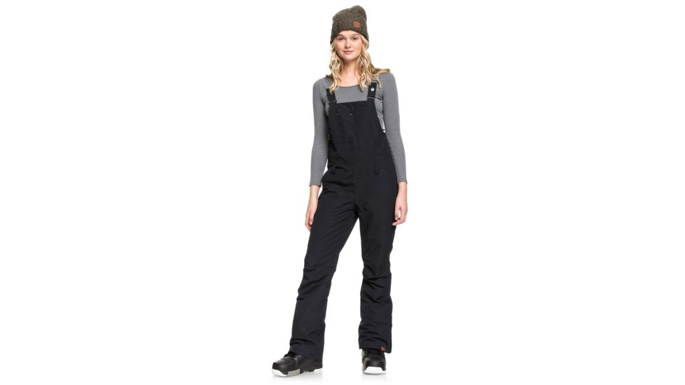Roxy Rideout Bib Pants - Womens, True Black, Small, ERJTP03084-KVJ0-S