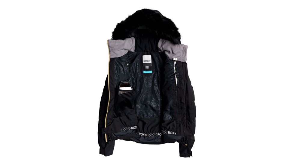 Roxy Snowstorm Plus Jacket - Womens, True Black, Medium, ERJTJ03240-KVJ0-M
