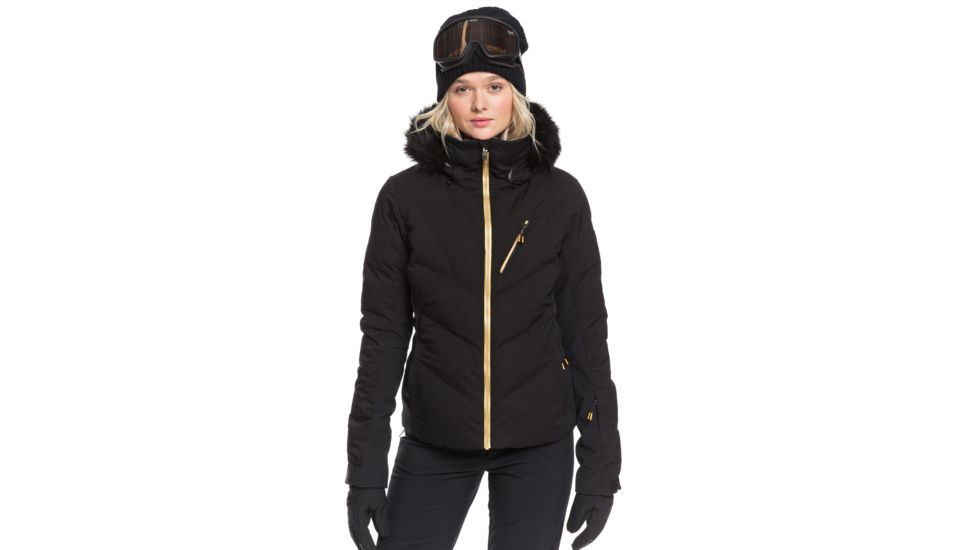 Roxy Snowstorm Plus Jacket - Womens, True Black, Medium, ERJTJ03240-KVJ0-M