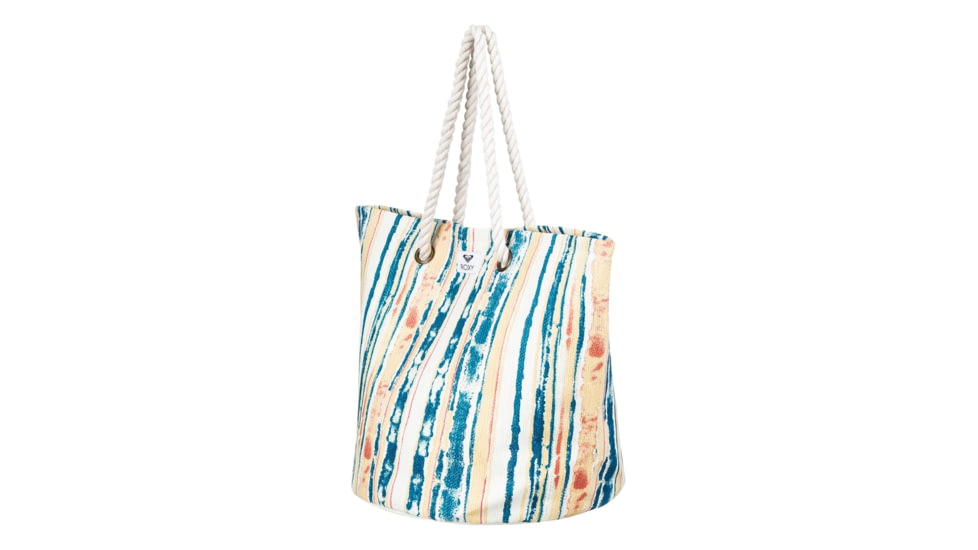 Roxy Sunseeker 30L Straw Beach Bag - Womens, Bright White River, One Size, ERJBT03137-WBB4-1sz