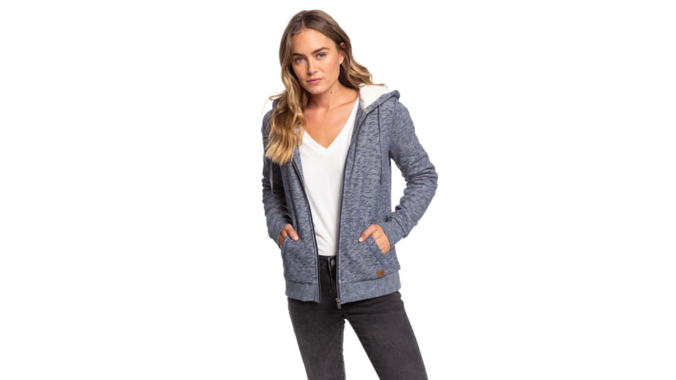 Roxy Trippin Sherpa - Womens, Mood Indigo, Small, ERJFT04115-BSP0-S