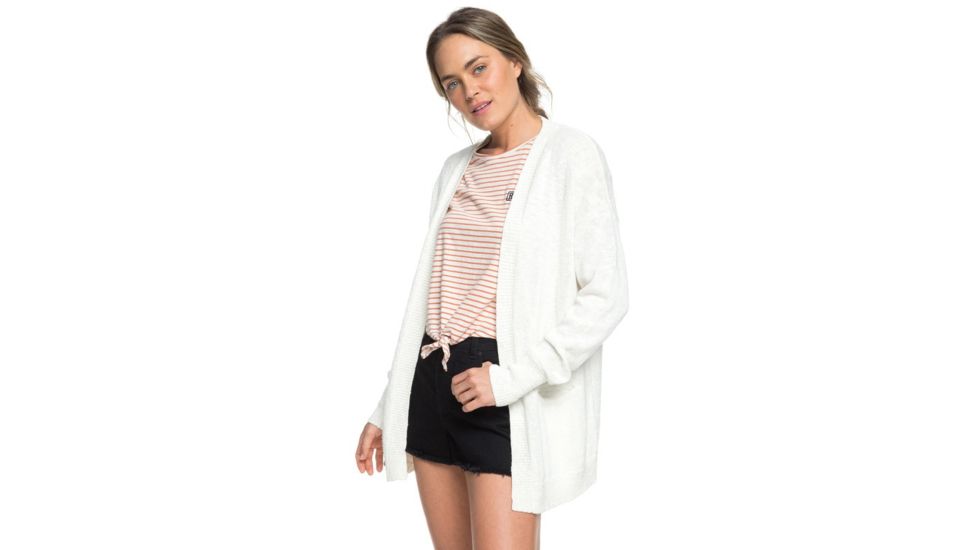 Roxy Valley Shades Cardigan - Womens, Marshmallow, Small, ERJSW03330-WBT0-S