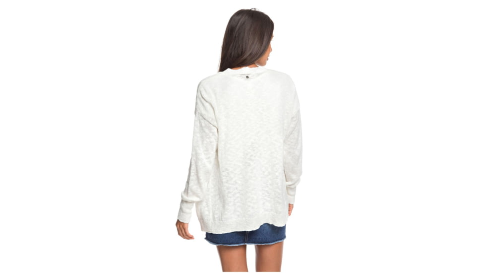 Roxy Valley Shades Cardigan - Womens, Snow White, Medium, ERJSW03391-WBK0-M