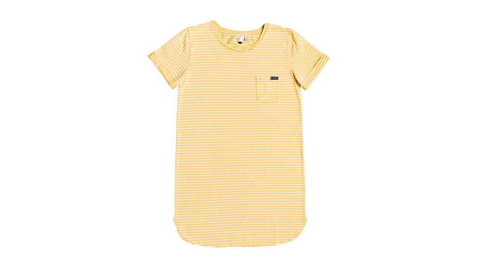 Roxy Walking Alone Dress - Womens, Golden Glow Rev Marina Stripes, Small, ERJKD03265-XYYW-S