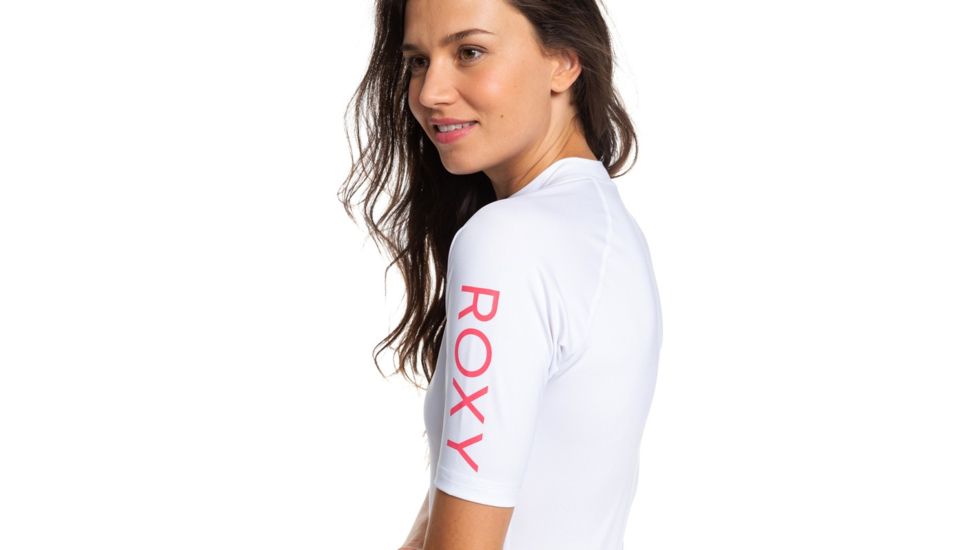 Roxy Whole Hearted Ss - Womens, White, Small, ERJWR03219-WBB0-S