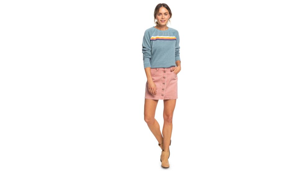 Roxy Wishing Away Sweater - Womens, Trooper, Small, ERJFT04094-BLN0-S