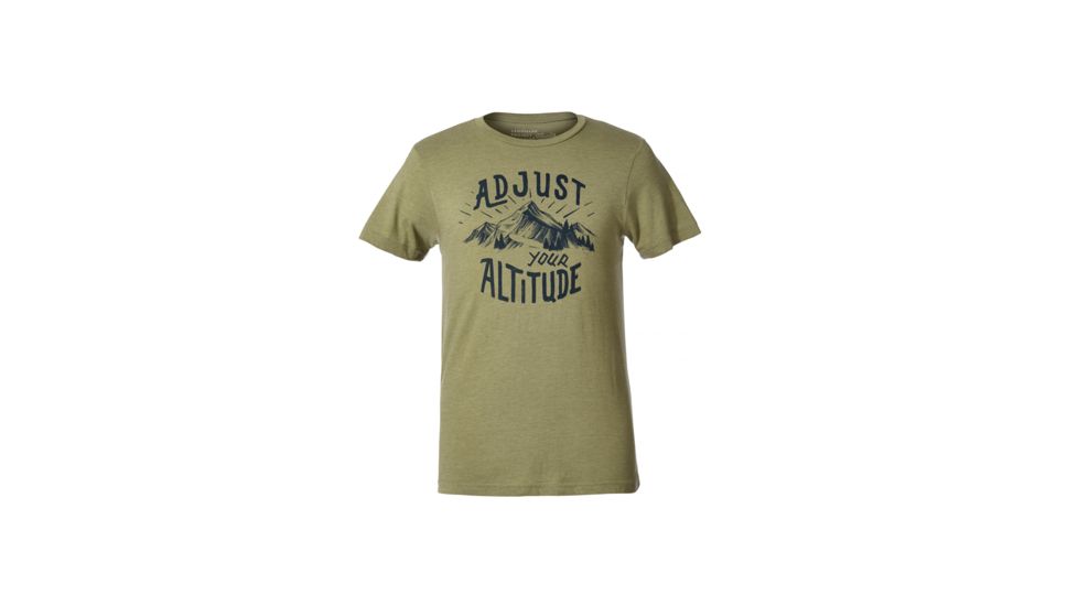 Royal Robbins Altitiude Men's Graphic Short Sleeve Tee Shirt, Cactus, L 71141-CACTUS-L