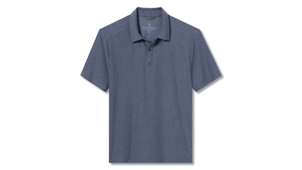 Royal Robbins Amp Lite Polo - Mens, Navy Htr, Small, Y411028-760-S