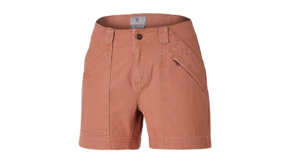 Royal Robbins Backcountry Billy Goat Canvas Short - Women's-Pale Coral-6