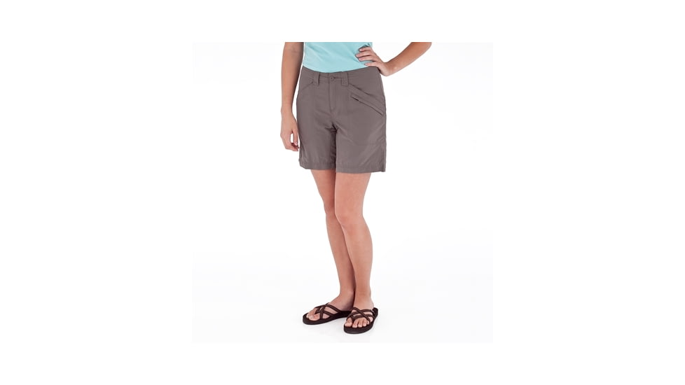 Royal Robbins Backcountry Walker Short - Women's-Taupe-2