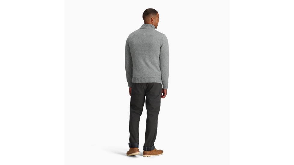 Royal Robbins Baylands Lined 1/2 Zip - Mens, Lt Pewter Htr, Extra Large, Y417017612XL