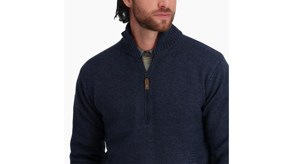 Royal Robbins Baylands Lined 1/2 Zip - Mens, Navy, Small, Y417017728S