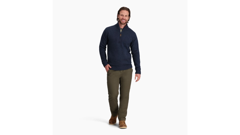 Royal Robbins Baylands Lined 1/2 Zip - Mens, Navy, Small, Y417017728S