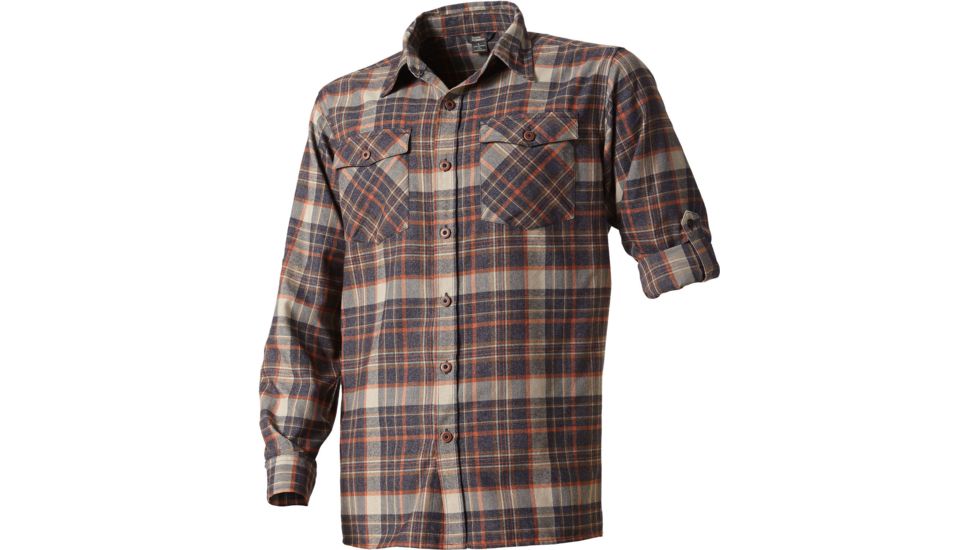 Royal Robbins Boulder Plaid Long Sleeve Shirt - Mens -Eclipse-Large