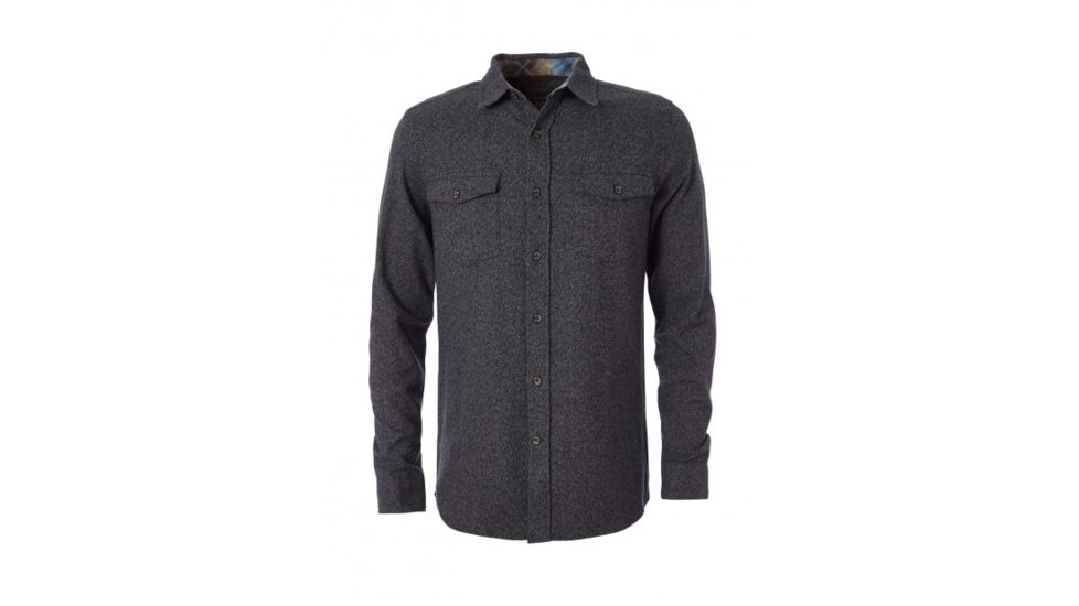 Royal Robbins Bristol Twill Long Sleeve, Asphalt, Medium, 72975-568-M