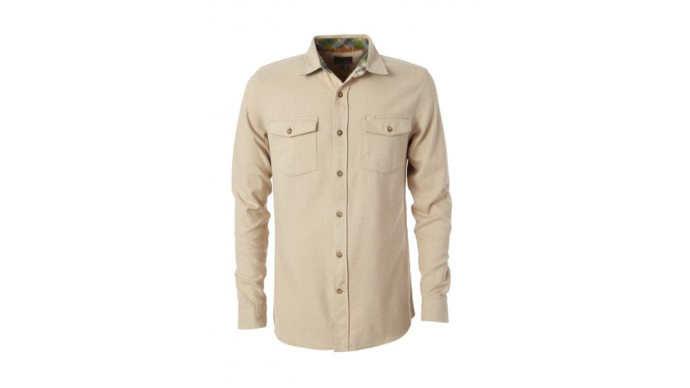 Royal Robbins Bristol Twill Long Sleeve, Desert, Medium, 72975-76-M