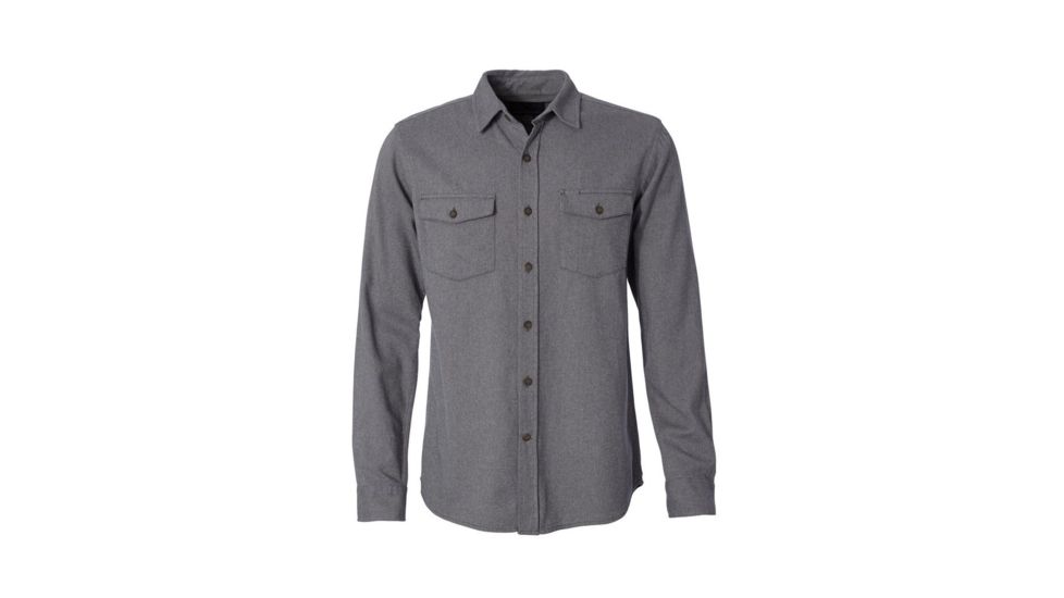 Royal Robbins Bristol Twill Long Sleeve Shirt - Mens, LT Pewter, 2XL, Y72975-166-XXL