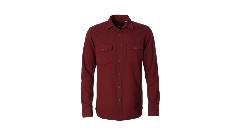 Royal Robbins Bristol Twill Long Sleeve Shirt - Mens, Rhubarb, Small, Y72975-316-S