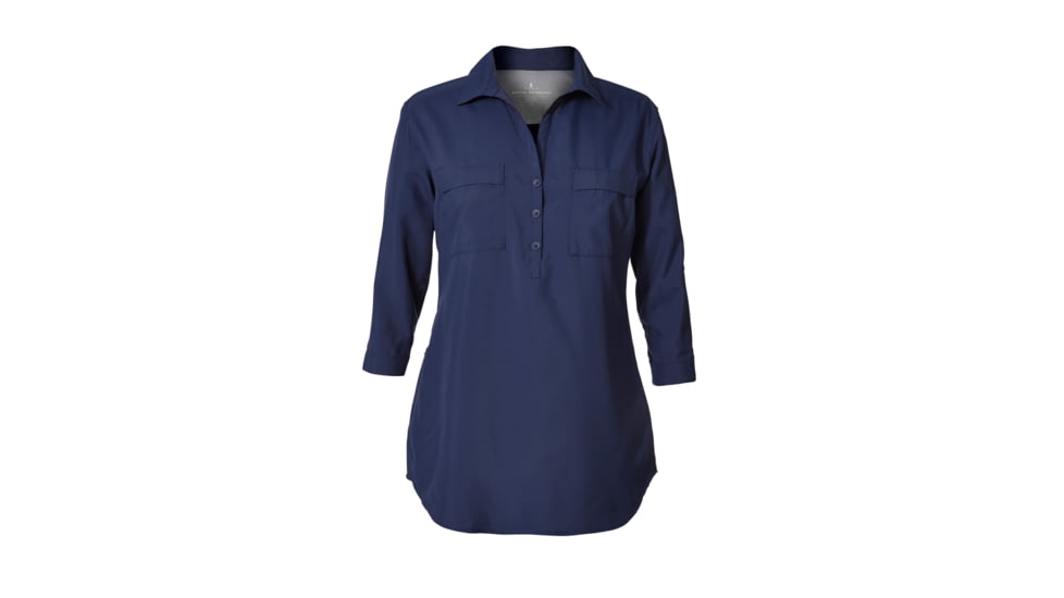 Royal Robbins Bug Barrier Expedition Women's Tunic, Deep Blue, M 32123-DEEP BLUE-M