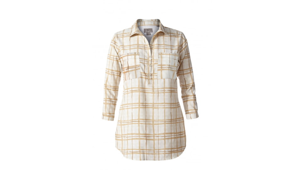 Royal Robbins Bug Barrier Expedition Women's Tunic, Soapstone Pr, L 32123-SOAPSTONE PT-L