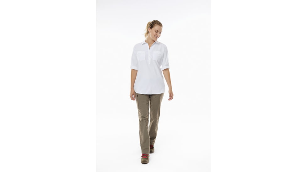 Royal Robbins Bug Barrier Expedition Womens Tunic, White, L, 32123-WHITE-L