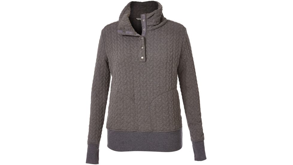 Royal Robbins Cable Mountain Pullover - Women's-Charcoal-Large