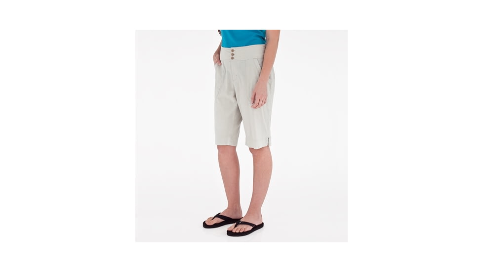 Royal Robbins Cool Mesh Bermuda - Women's-Soapstone-2