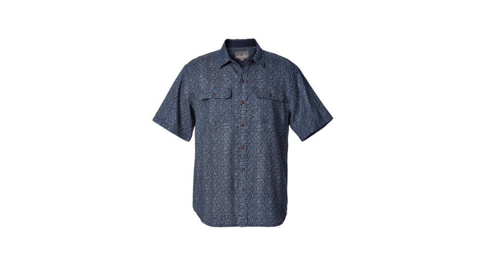 Royal Robbins Cool Mesh Men's Short Sleeve Shirt, Eclipse Print, L 71914-ECLIPSE PT-L