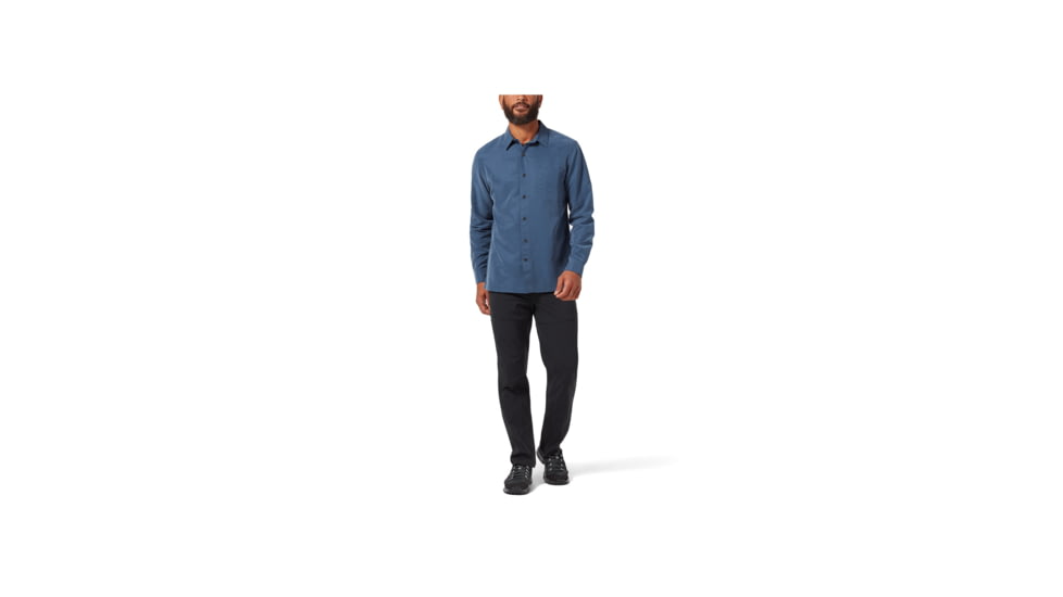 Royal Robbins Desert Pucker Dry Long Sleeve, Collins Blue, Medium, 72221-751-M