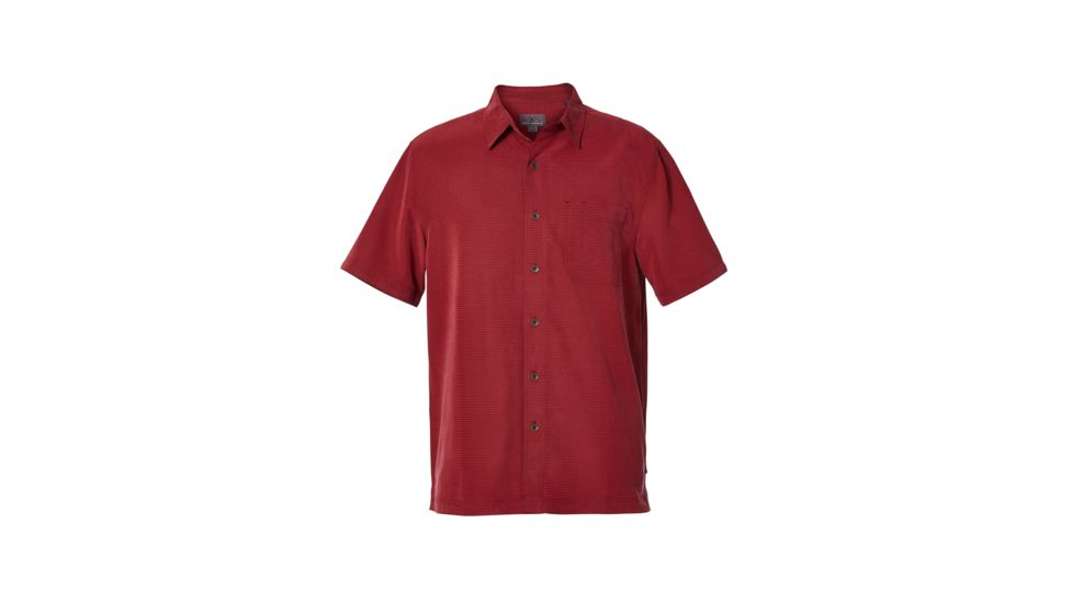 Royal Robbins Desert Pucker Dry Men's Short Sleeve Shirt, Syrah, S 71200-SYRAH-S