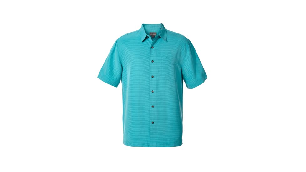 Royal Robbins Desert Pucker Dry Men's Short Sleeve Shirt, Viridian Green, L 71200-VIRIDIAN GREEN-L
