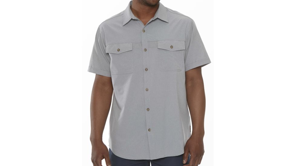 Diablo Short Sleeve Shirt - Mens-Light Pewter-X-Large