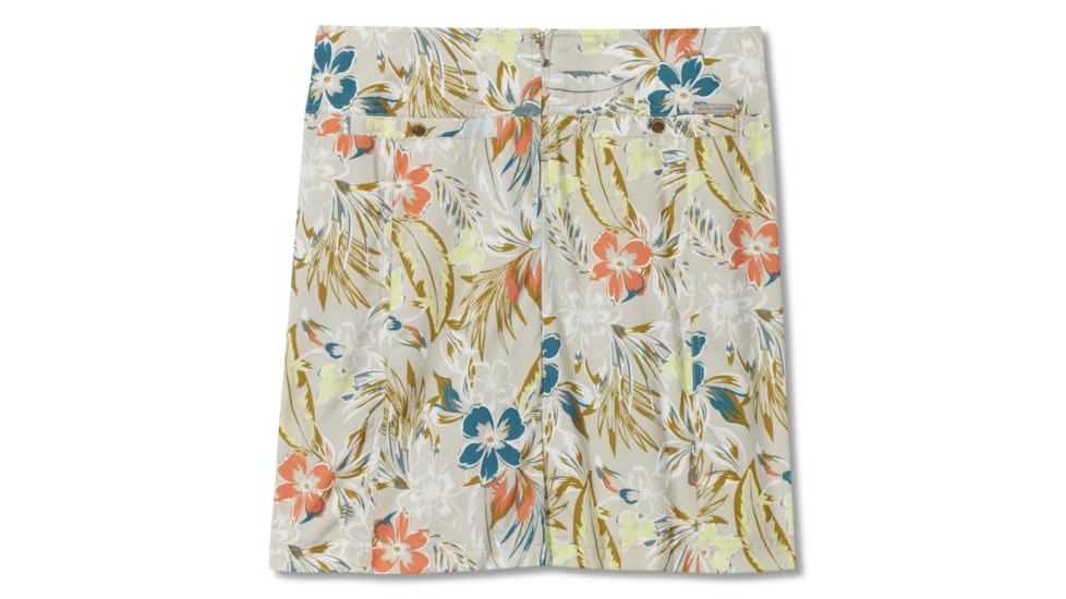 Royal Robbins Discovery III Printed Skort - Womens, LT Khaki Palisades Print, 6, Y325007-Lt Khaki-6