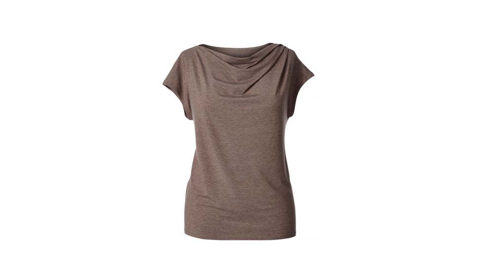 Royal Robbins Essential Tencel Cowl Neck Women's Top, Falcon Heather, XS 31449-FALCON HTR-XS