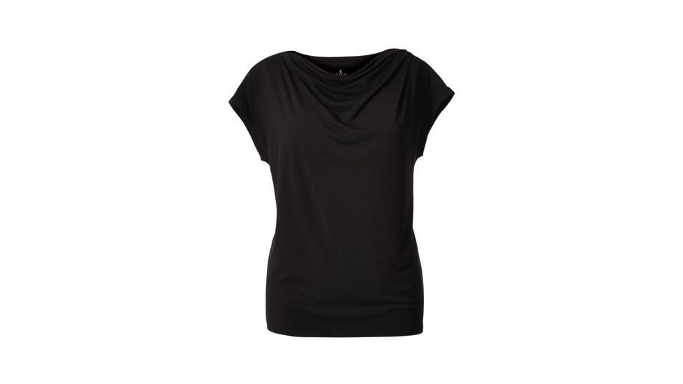 Royal Robbins Essential Tencel Cowl Neck Women's Top, Jet Black, 3XL 31449-JET BLACK-3XL