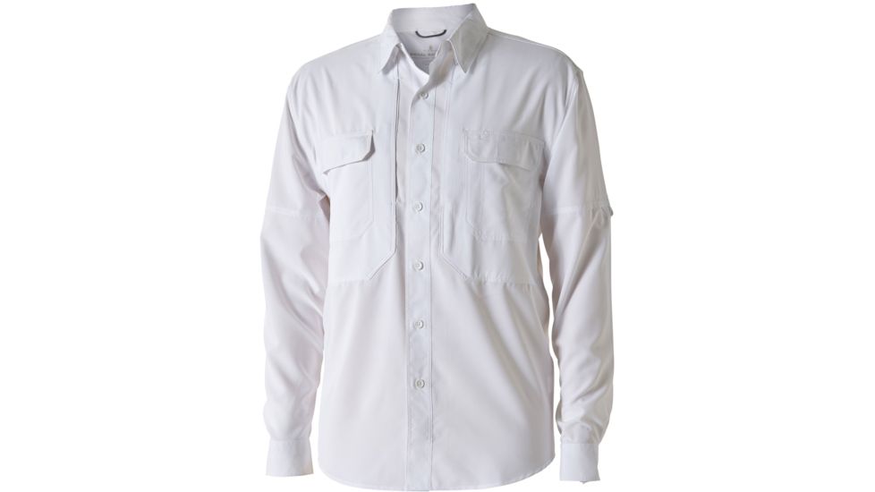 Royal Robbins Expedition Chill Long Sleeve Top - Men's -White-Medium