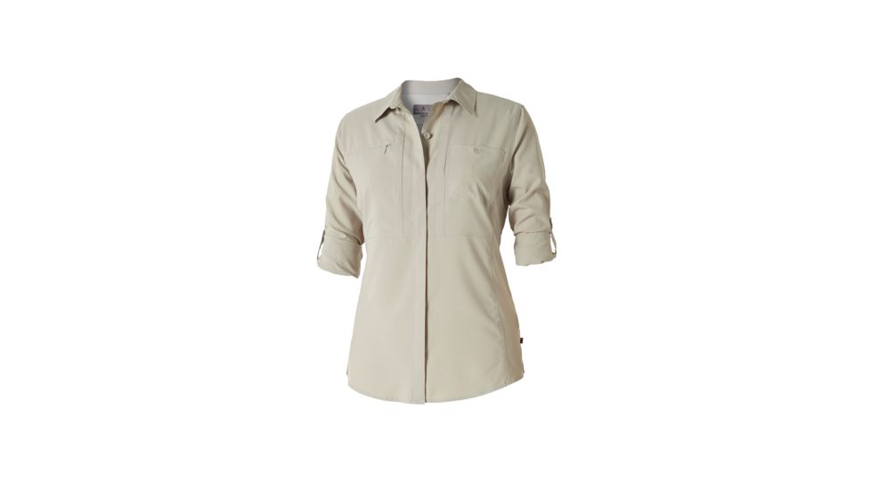 Royal Robbins Expedition Chill Women Long Sleeve Shirt, Soapstone, XXL 32130-SOAPSTONE-XXL