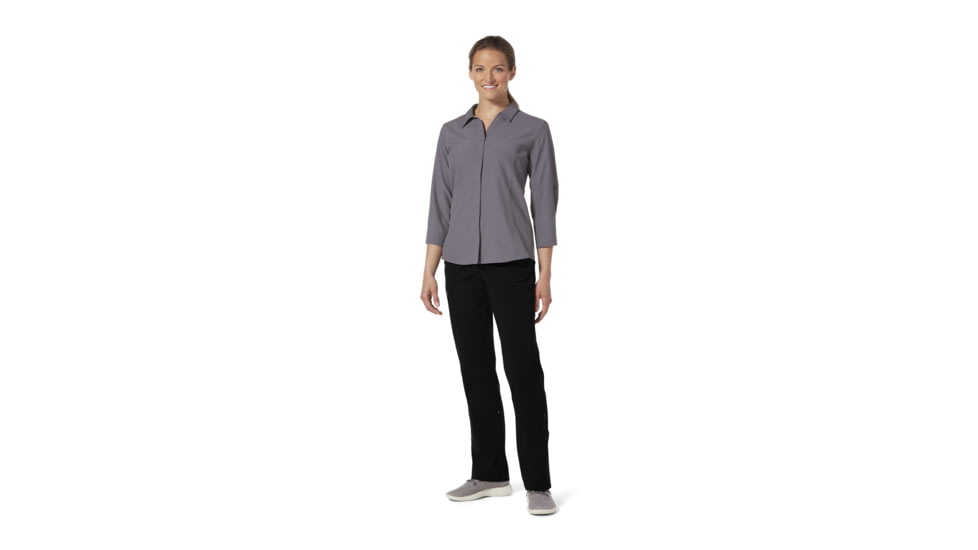 Royal Robbins Expedition II Print 3/4 Sleeve Shirt - Womens, Graystone Zephyr Print, S, Y322024-Graystone Zephyr -S