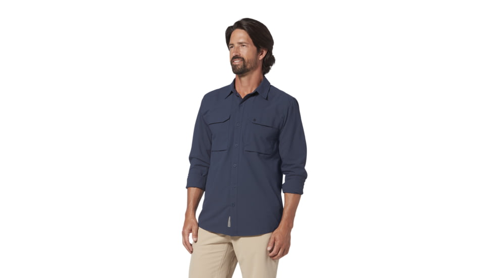 Royal Robbins Expedition Pro L/S Shirt - Mens, Navy, 2XL, Y422039-728-XXL