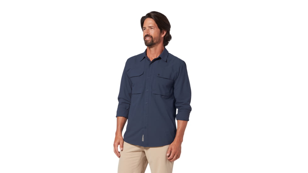 Royal Robbins Expedition Pro L/S Shirt - Mens, Navy, M, Y422039-Navy-M