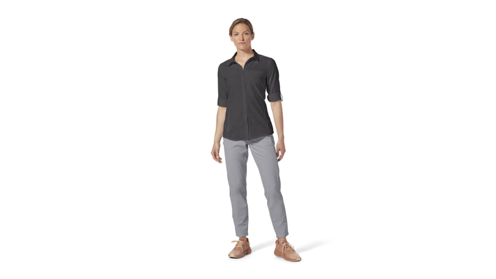 Royal Robbins Expedition Pro L/S Shirt - Womens, Asphalt, S, Y322025-ASPHALT-S