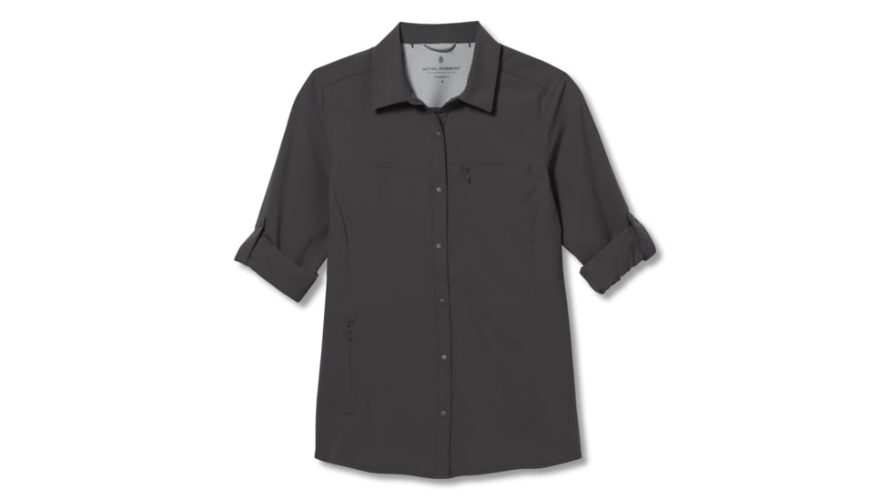 Royal Robbins Expedition Pro L/S Shirt - Womens, Asphalt, S, Y322025-ASPHALT-S