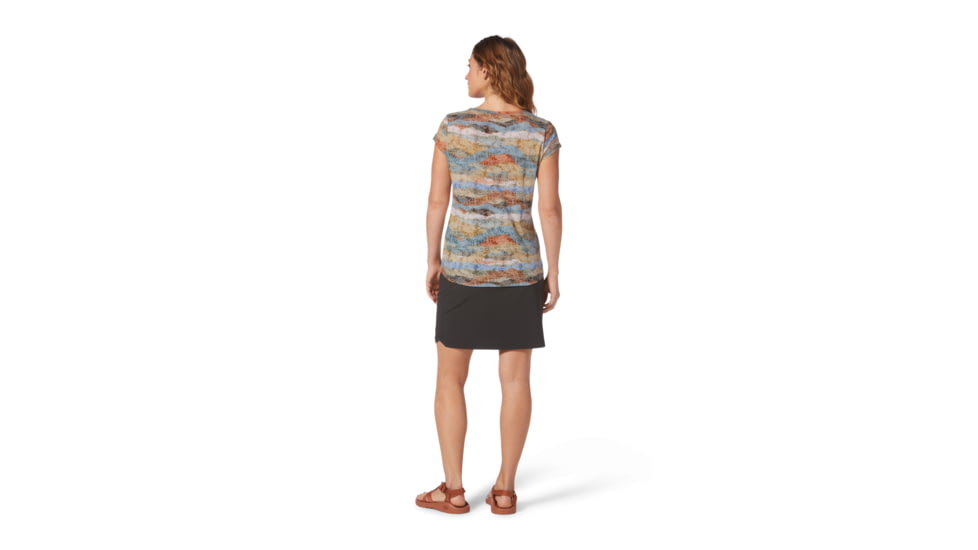 Royal Robbins Featherweight Tee - Womens, Baked Clay Owens Pt, Extra Large, Y611013-918-XL