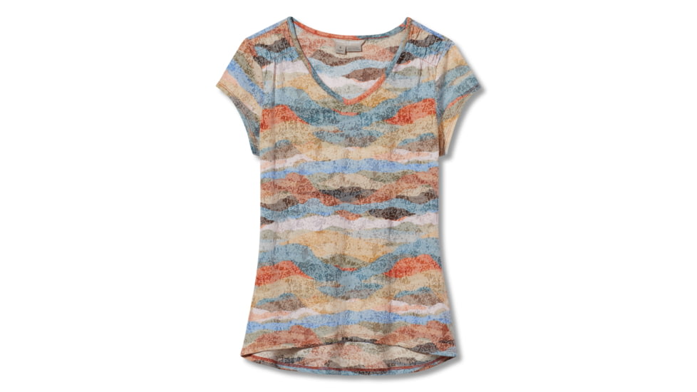 Royal Robbins Featherweight Tee - Womens, Baked Clay Owens Pt, Extra Large, Y611013-918-XL