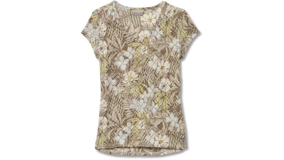 Royal Robbins Featherweight Tee - Womens, Summer Sky Mauka Print, Small, Y611013-Summer Sky Mauka-S